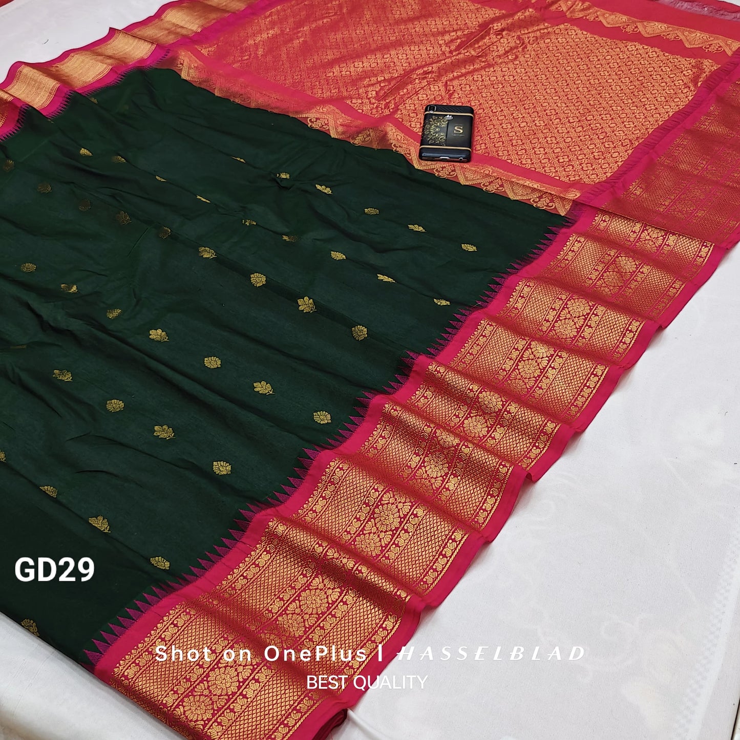 Timeless Elegance: Premium Quality Gadwal Silk 80/20 Saree Collection
