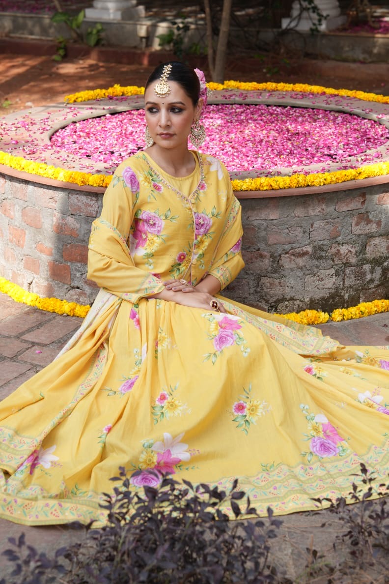 Indo-Western Anarkali Collection