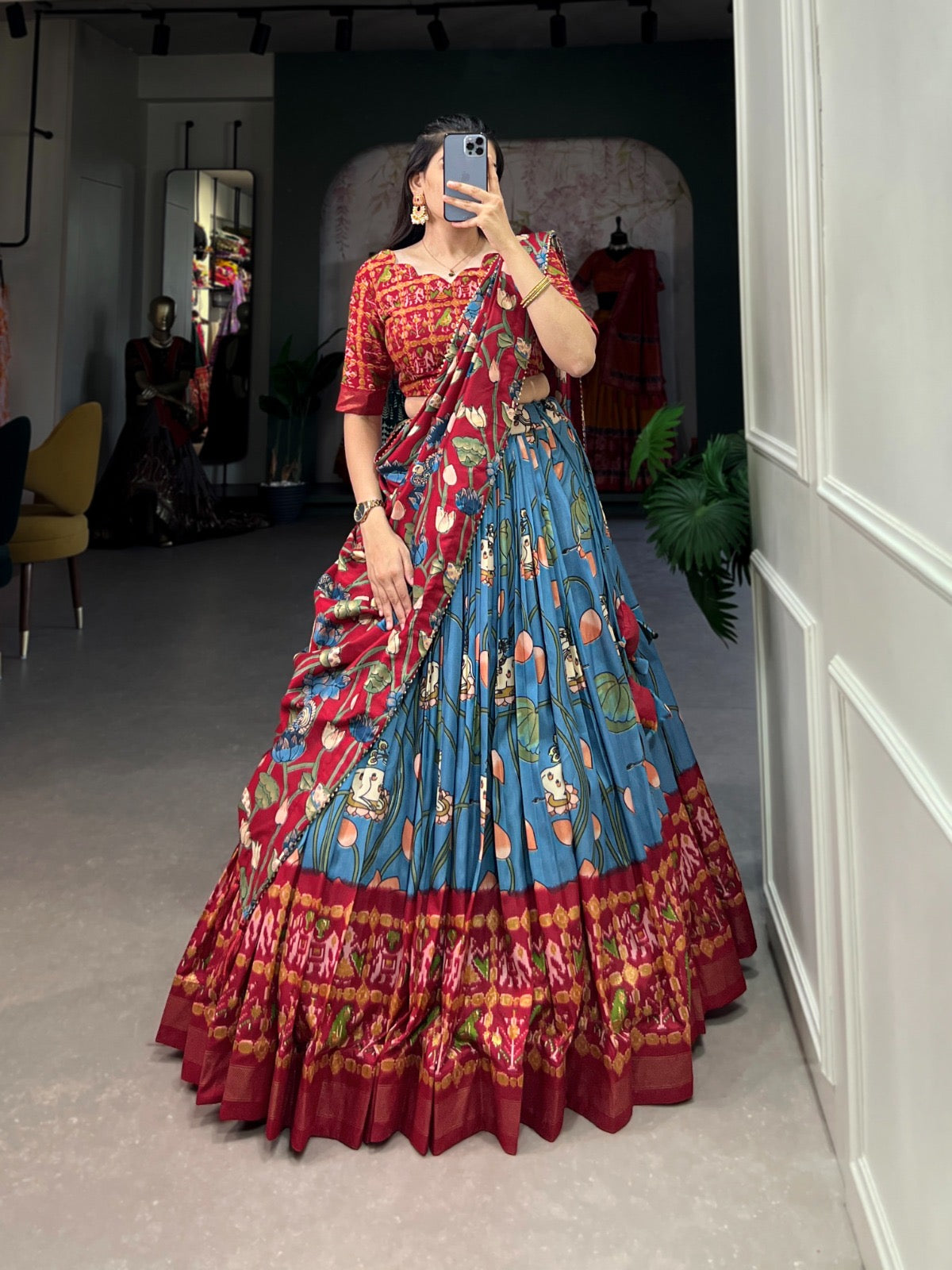 Exclusive Single Piece - ₹1050 Pure Dola Silk Chaniya Choli