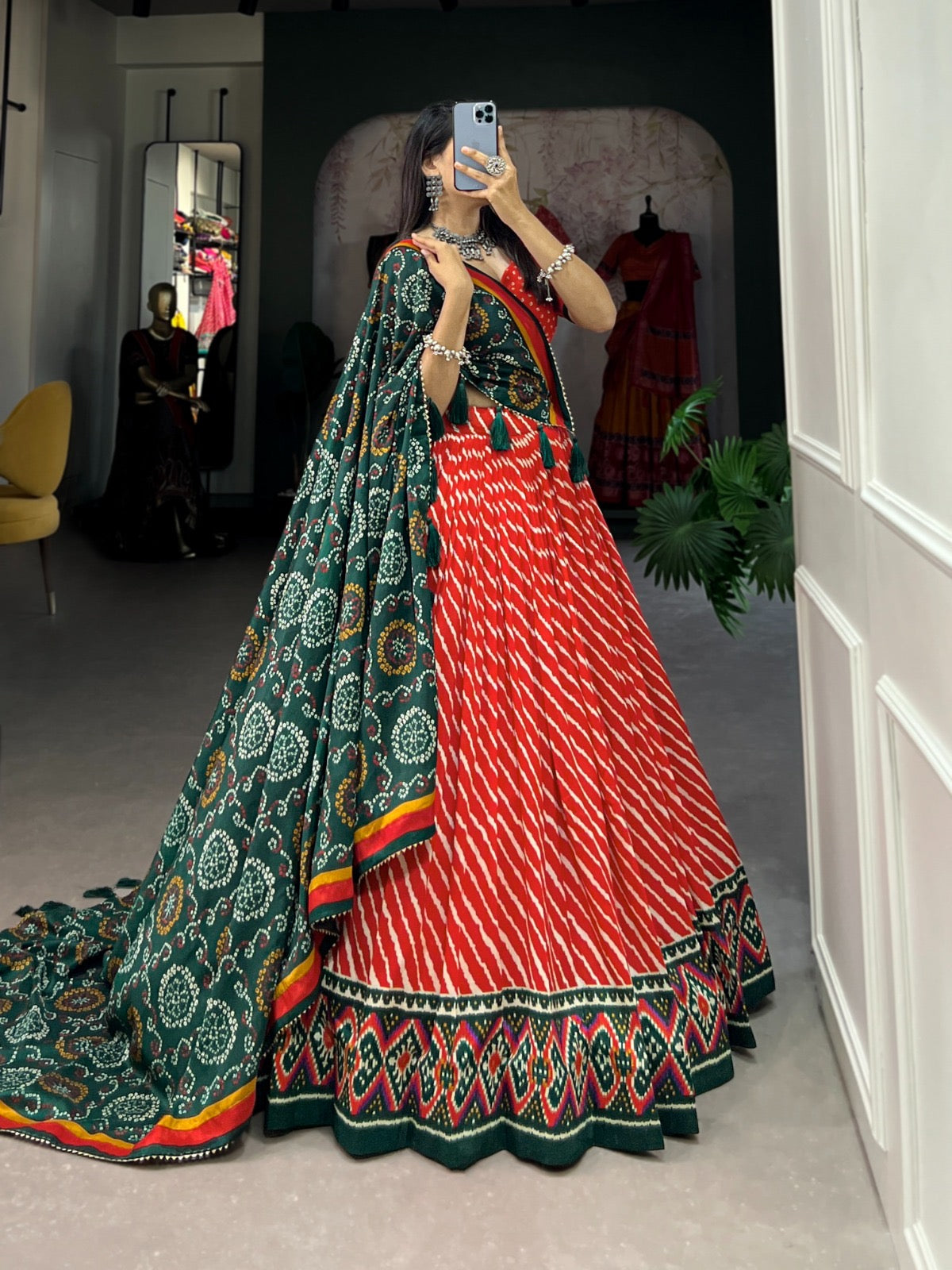 Exclusive Single Piece - ₹1050 Pure Dola Silk Chaniya Choli