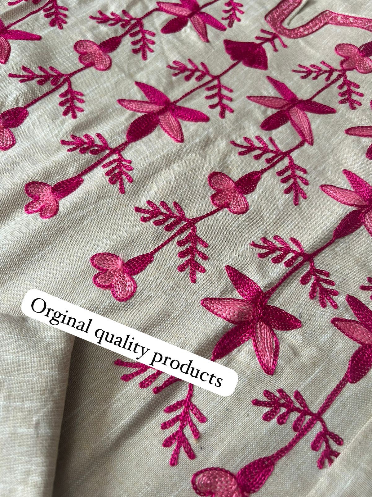 Premium Handloom South Cotton Kurta Pant and K-Silk Dupatta Set