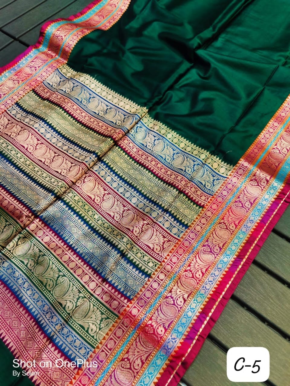 Muga Katan Saree with Brocade Blouse Piece for Women – Plain Body and Soft Drape