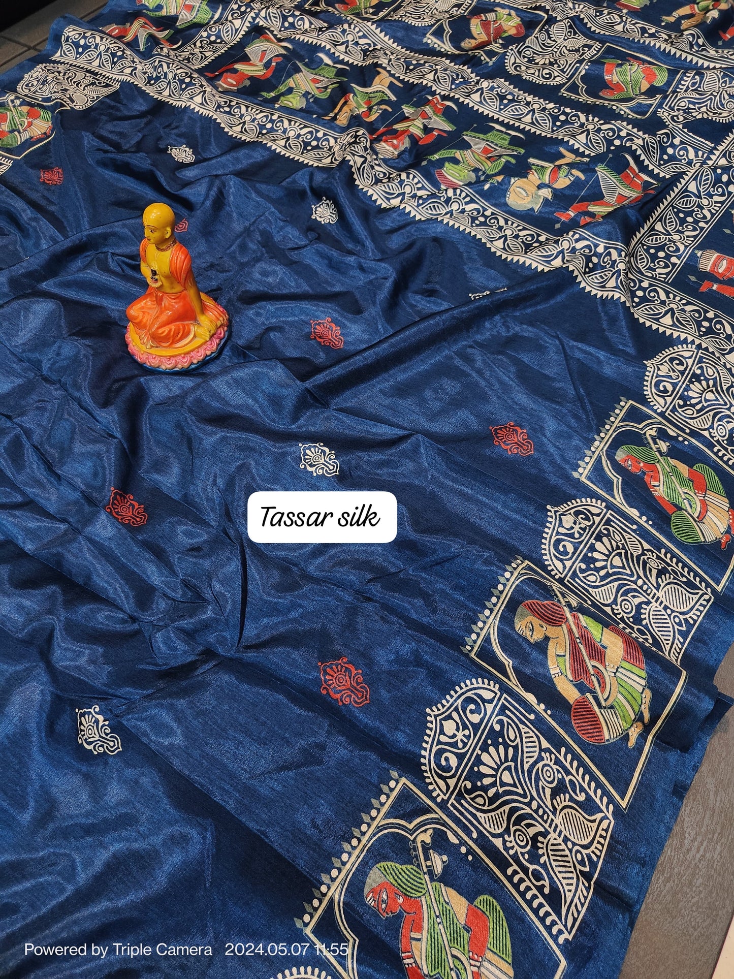 Elegance Redefined: Semi Tussar Silk Saree with Blouse Piece - Only INR 999