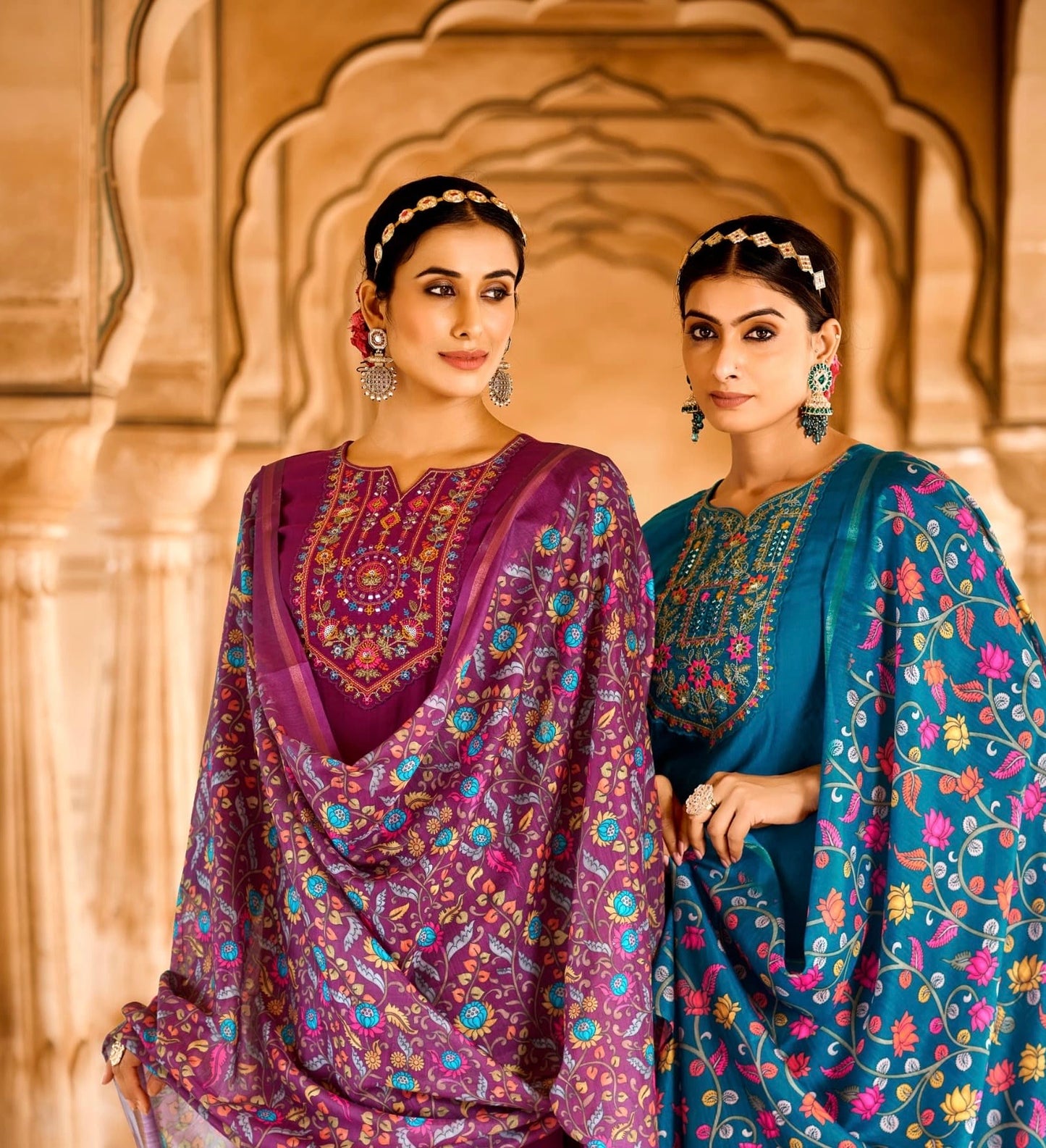 Kaveri by Rangoon Viscose embroidery