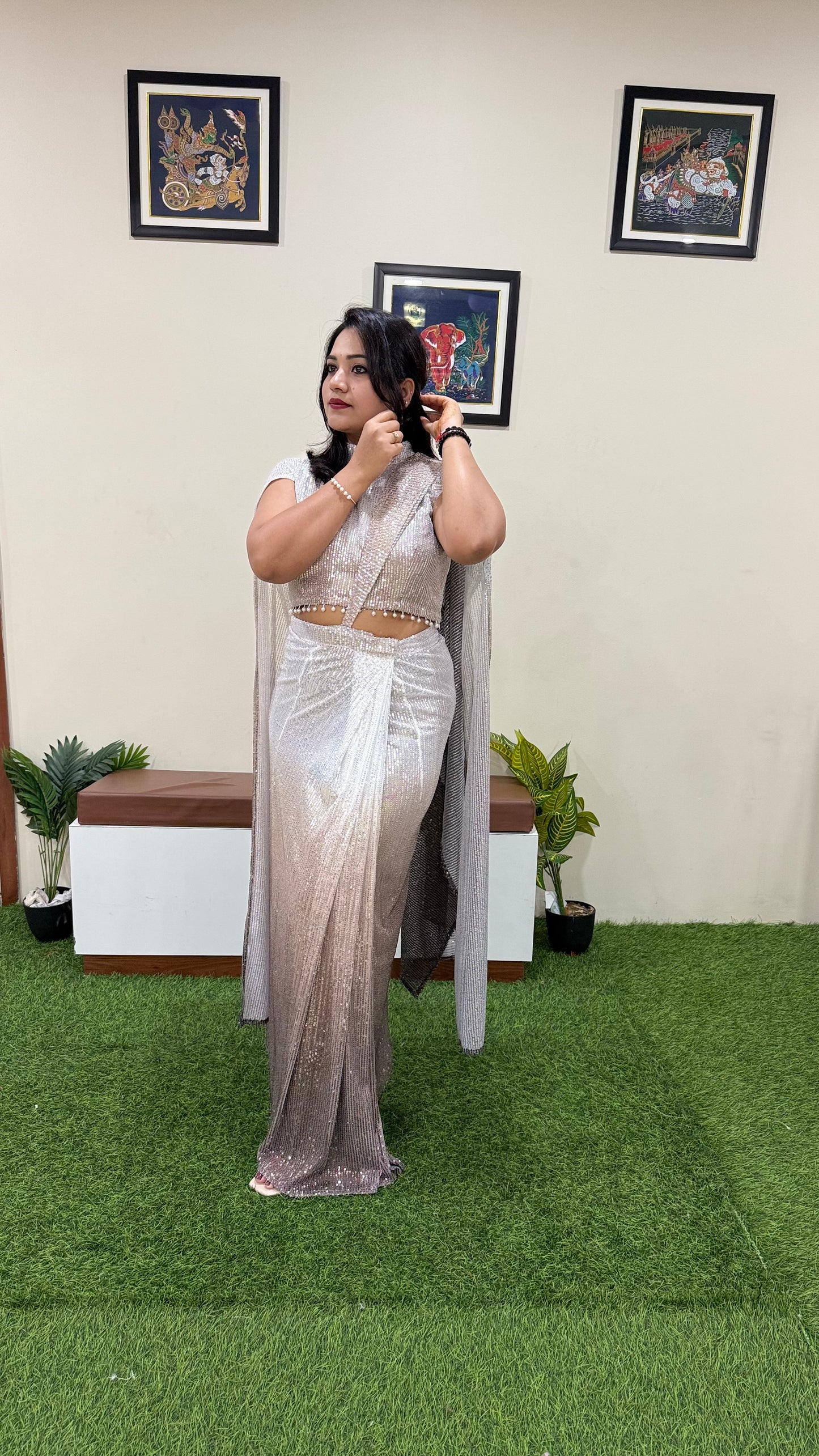 Wedding launch Lehenga Saree