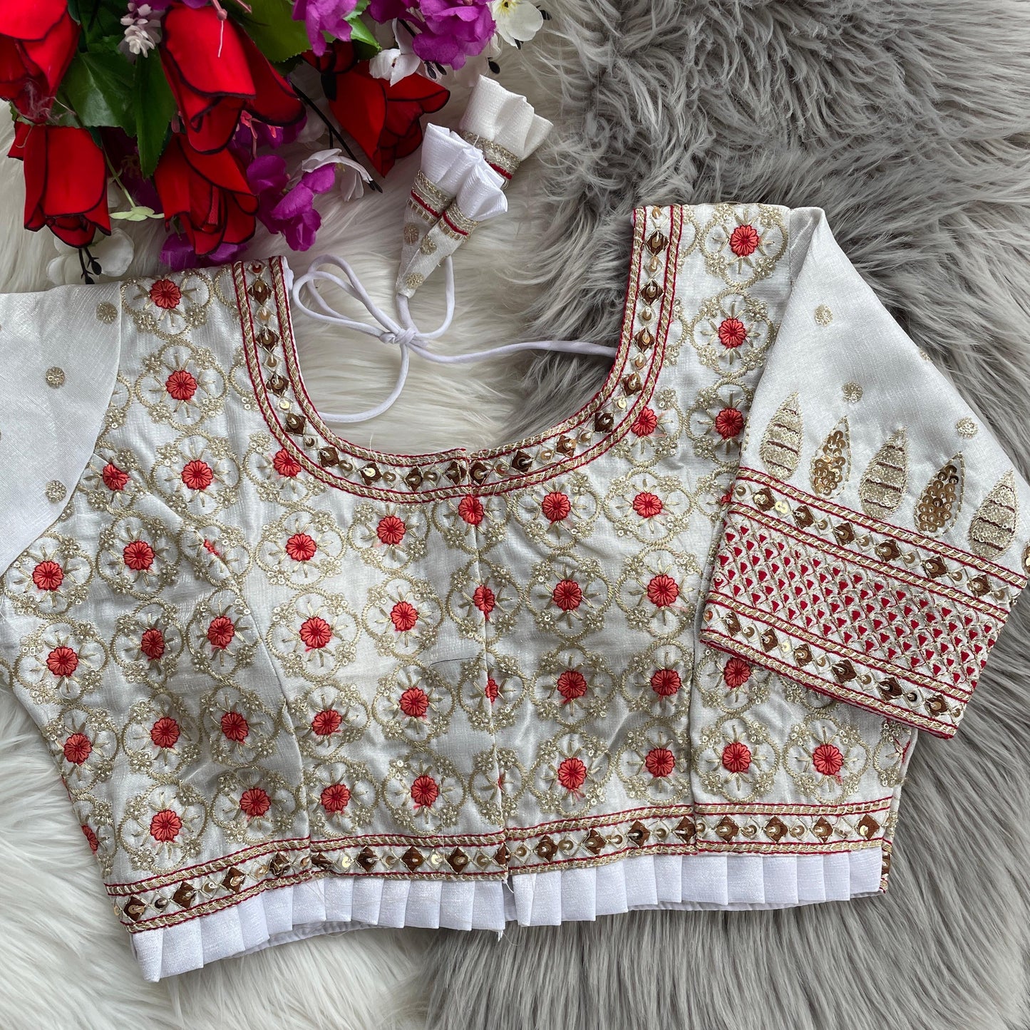 BRIDAL SPECIAL: Heavy Bridal Wedding Blouse