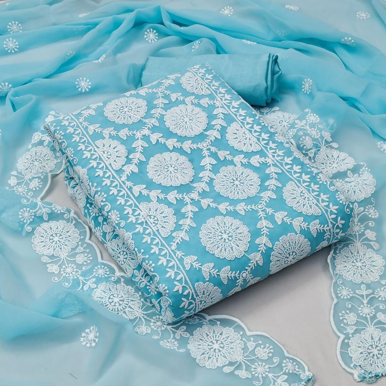 Georgette Unstitched Dress Material