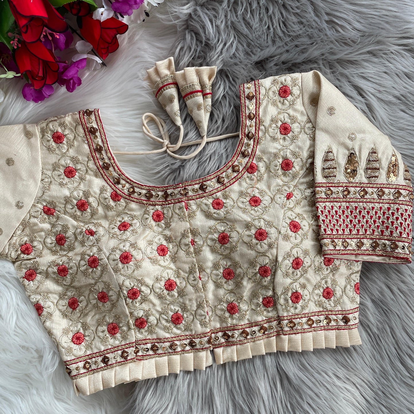 BRIDAL SPECIAL: Heavy Bridal Wedding Blouse