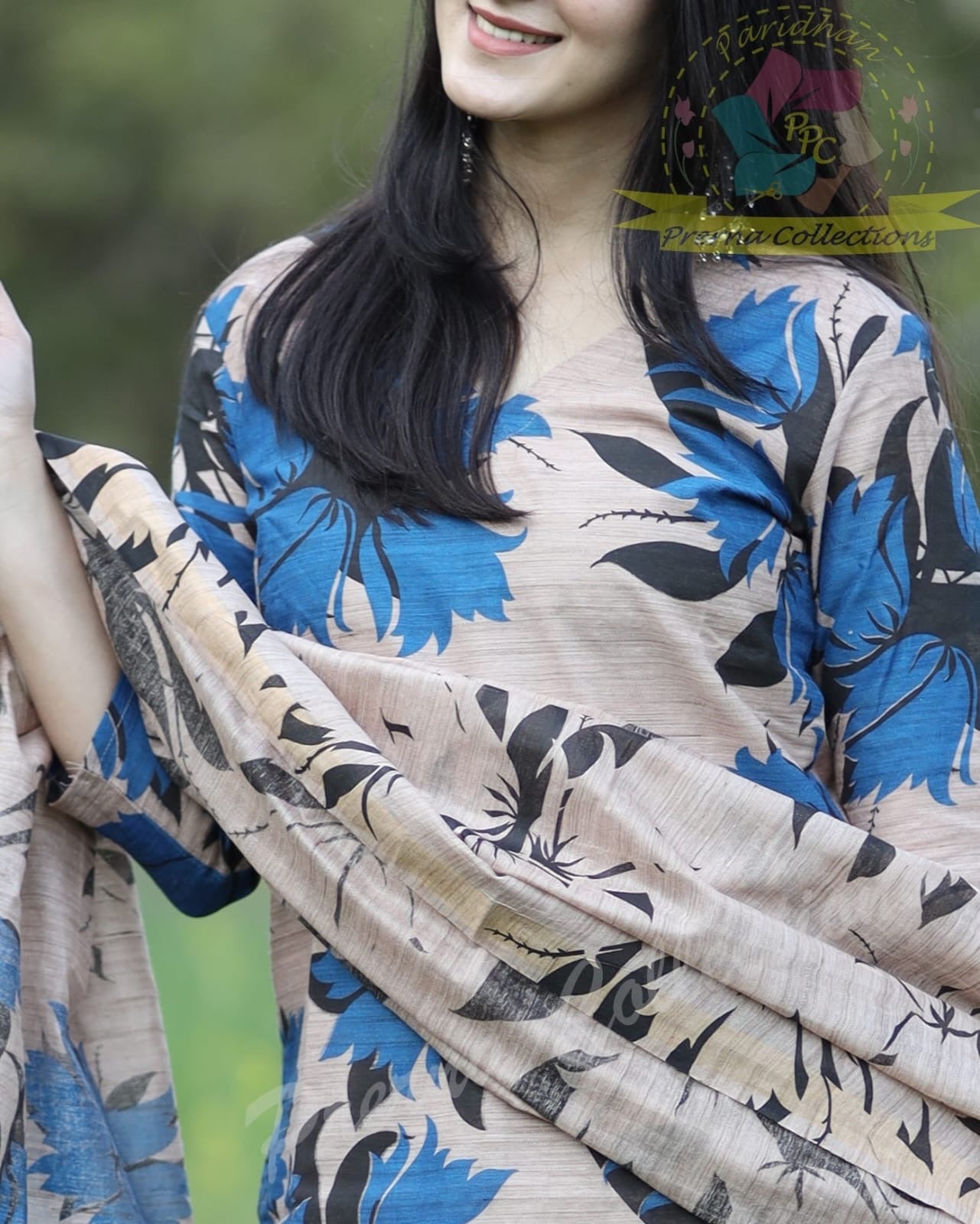 Elegant Cotton Silk Ensemble - Only ₹1799 with Free Shipping