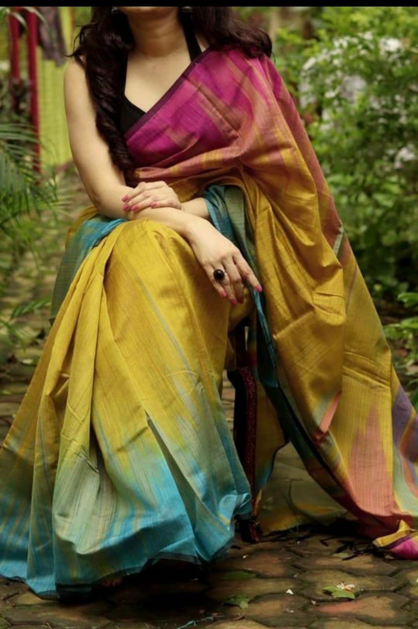 Newly Launched IKKAT Kotki Saree