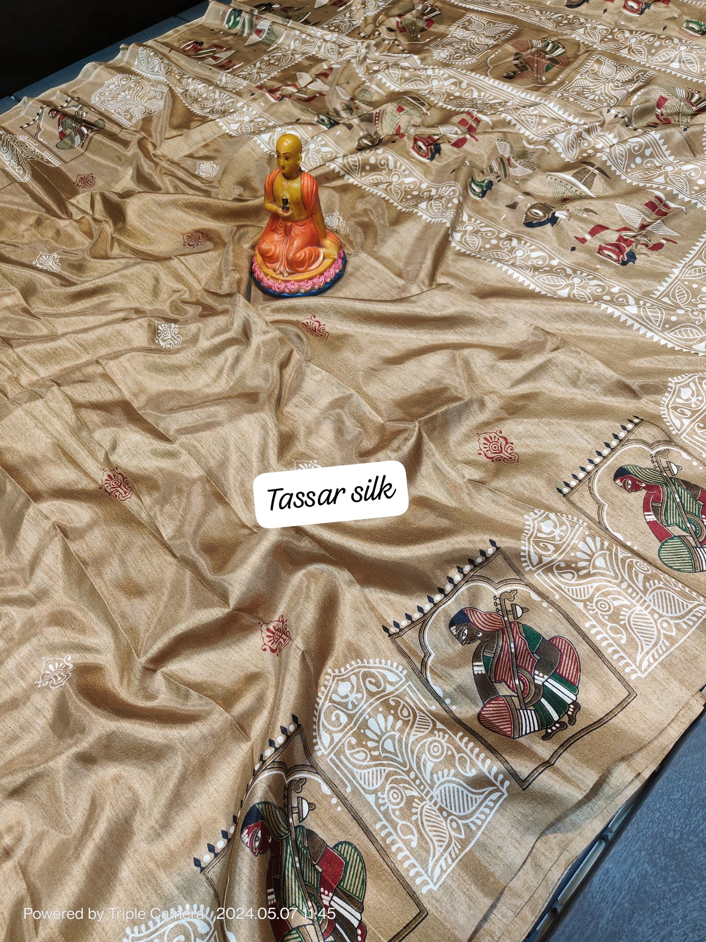 Elegance Redefined: Semi Tussar Silk Saree with Blouse Piece - Only INR 999