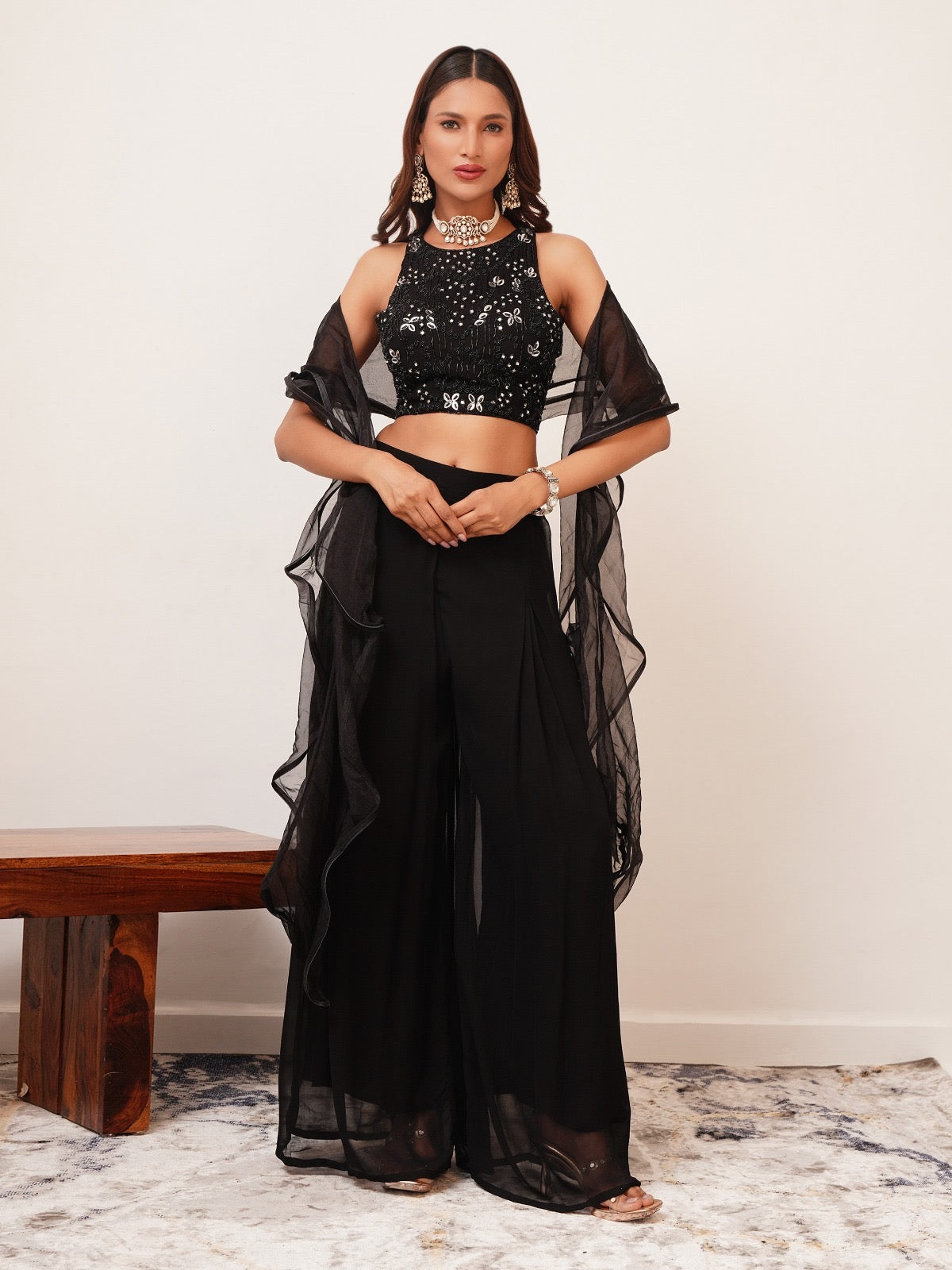 Ready-to-Wear Crop Top Set