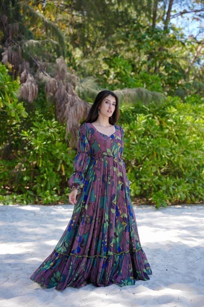Floral Georgette Maxis on Sale