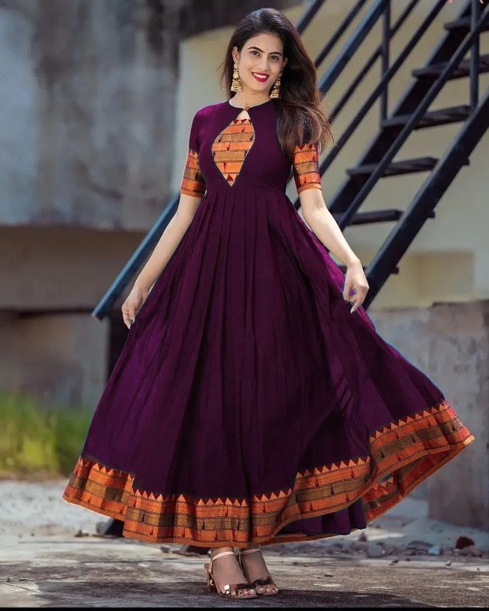 Long Beautiful Anarkali Gown
