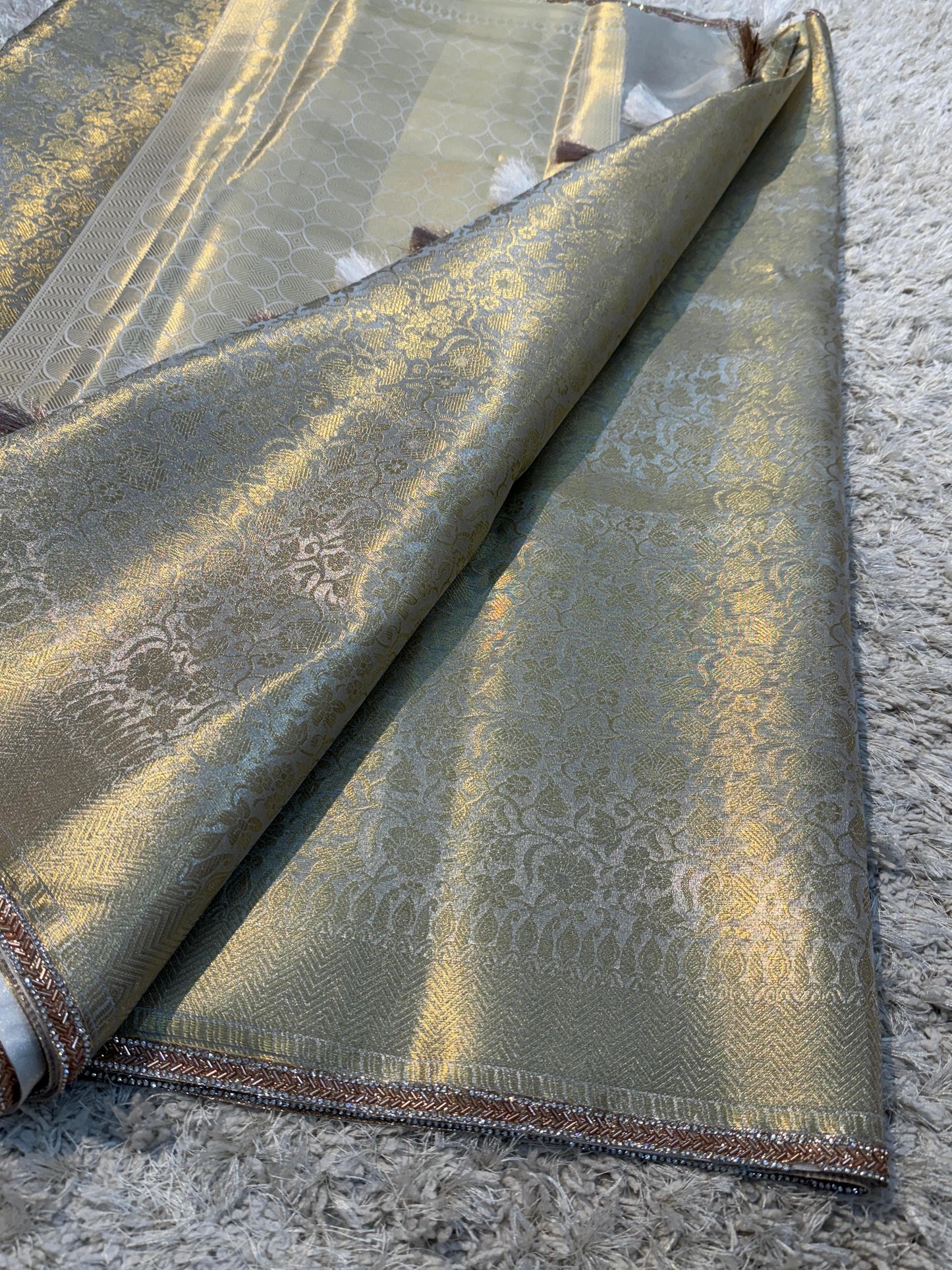 Banarasi Kanjivaram Tissue Silk Saree - NO COD for this product