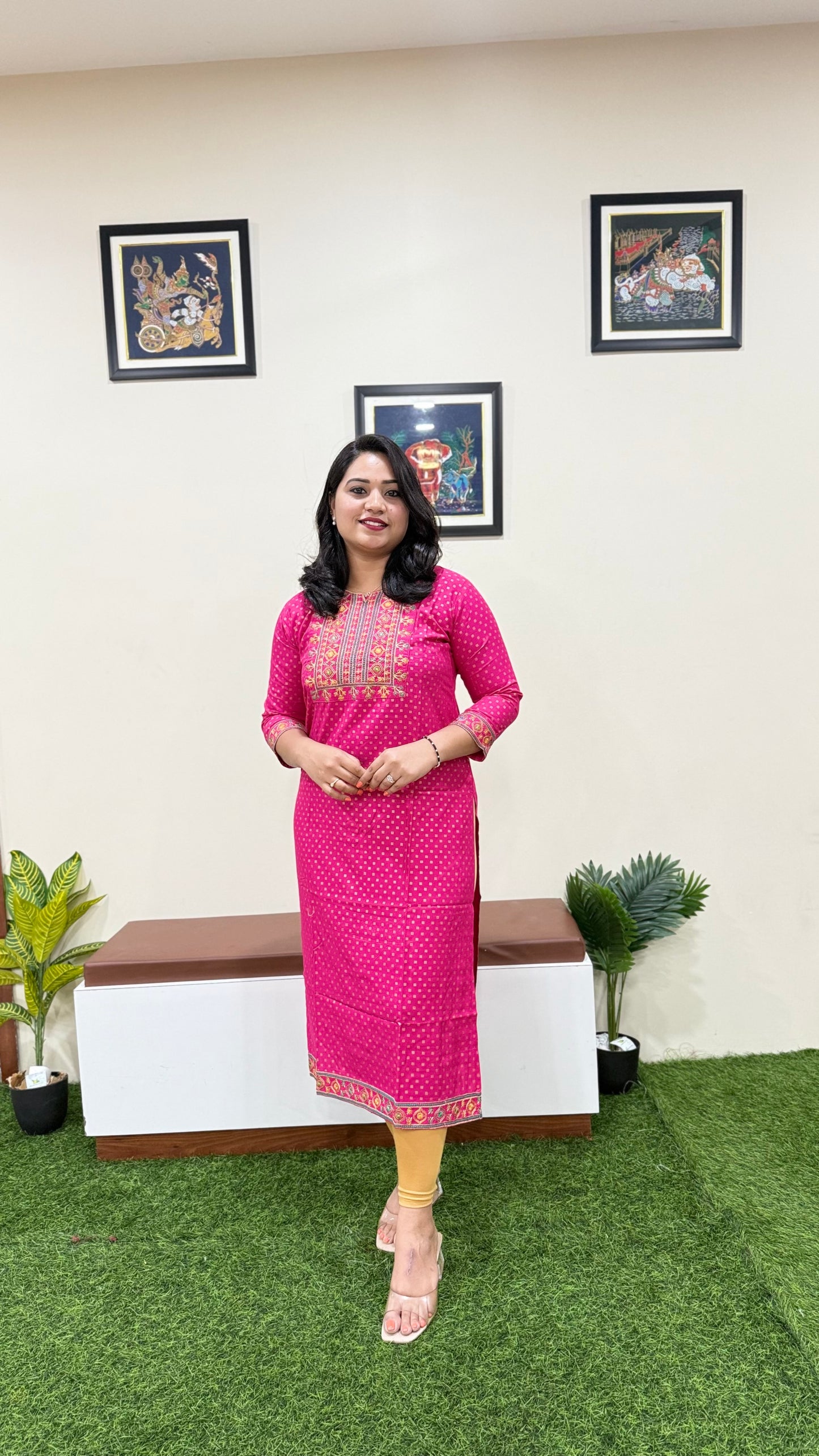 Solid Premium Designer Kurtis