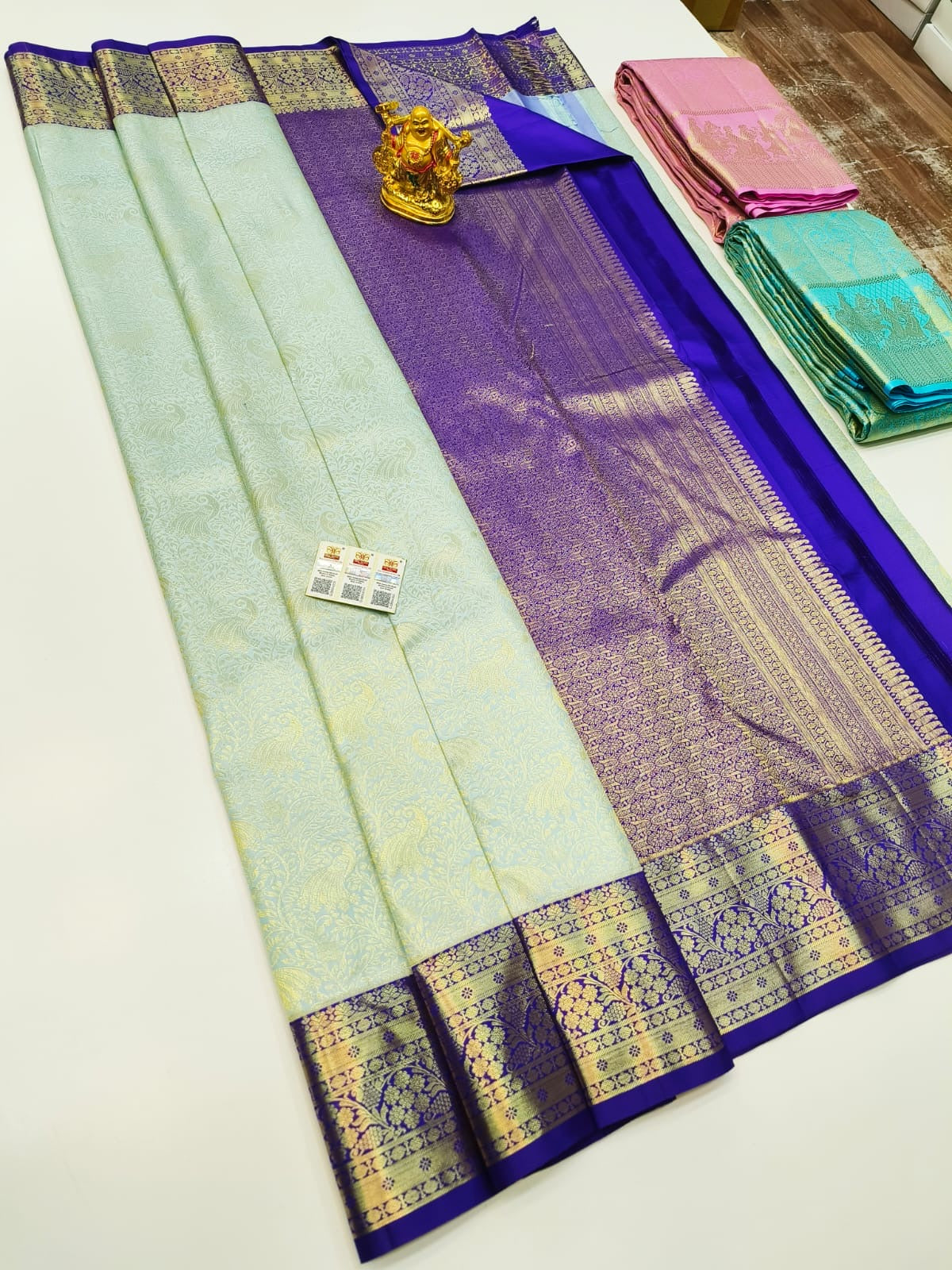 Exquisite Kanchipuram Wedding Silk Saree - 100% Pure Elegance