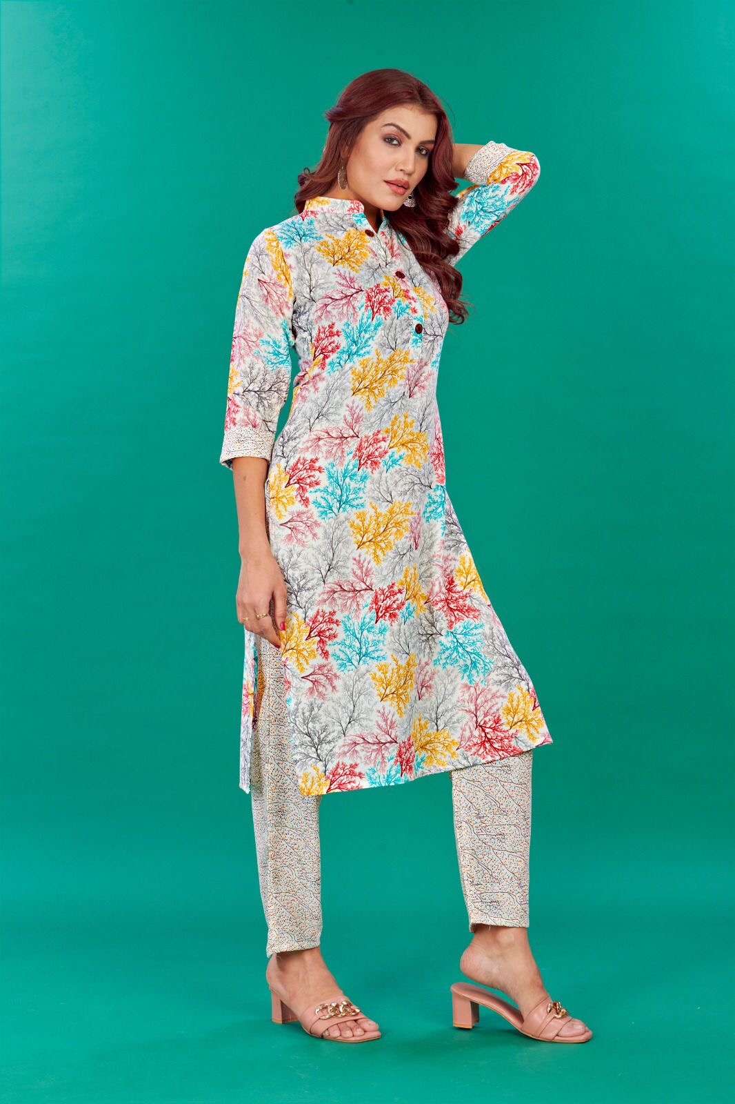 Jaipuri Coord Set Cotton