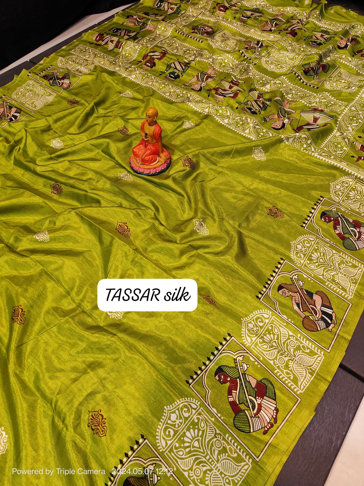 Elegance Redefined: Semi Tussar Silk Saree with Blouse Piece - Only INR 999
