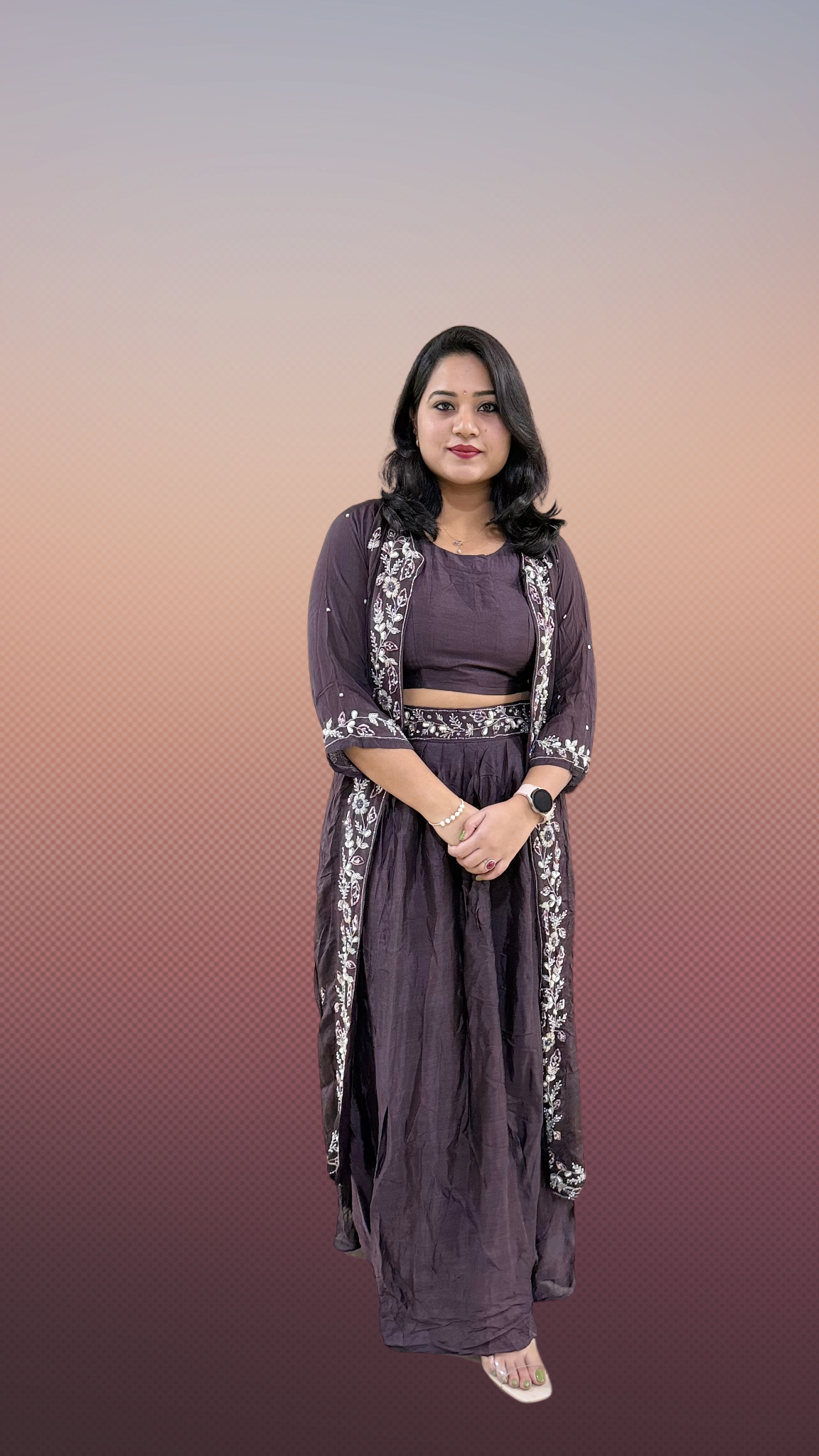 New Design: Skirt Choli with Heavy Jacket