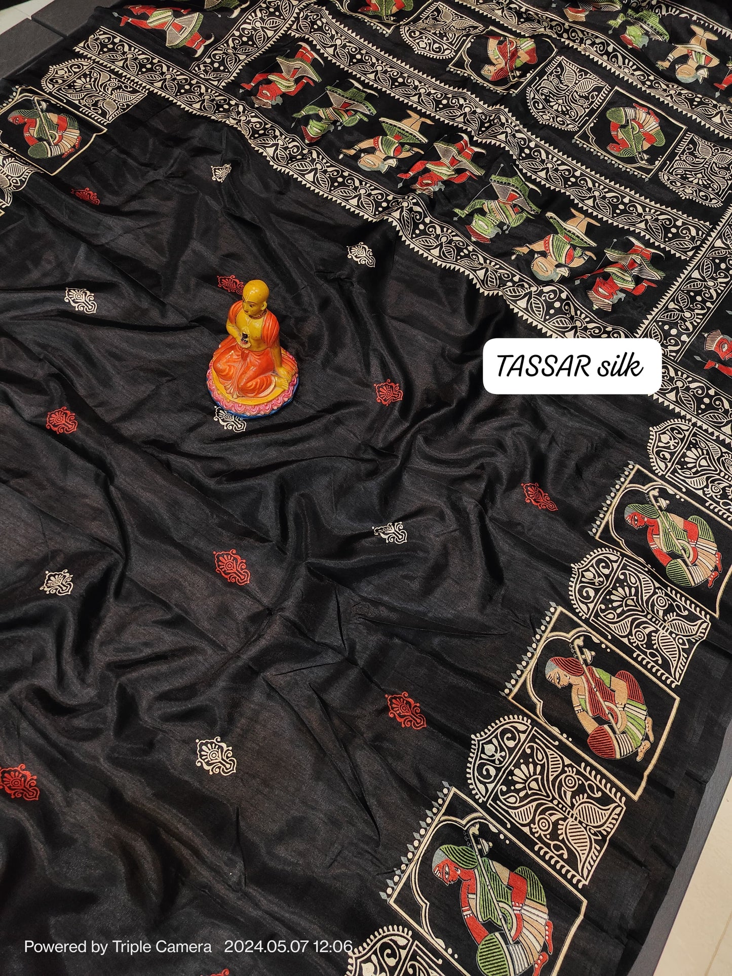 Elegance Redefined: Semi Tussar Silk Saree with Blouse Piece - Only INR 999