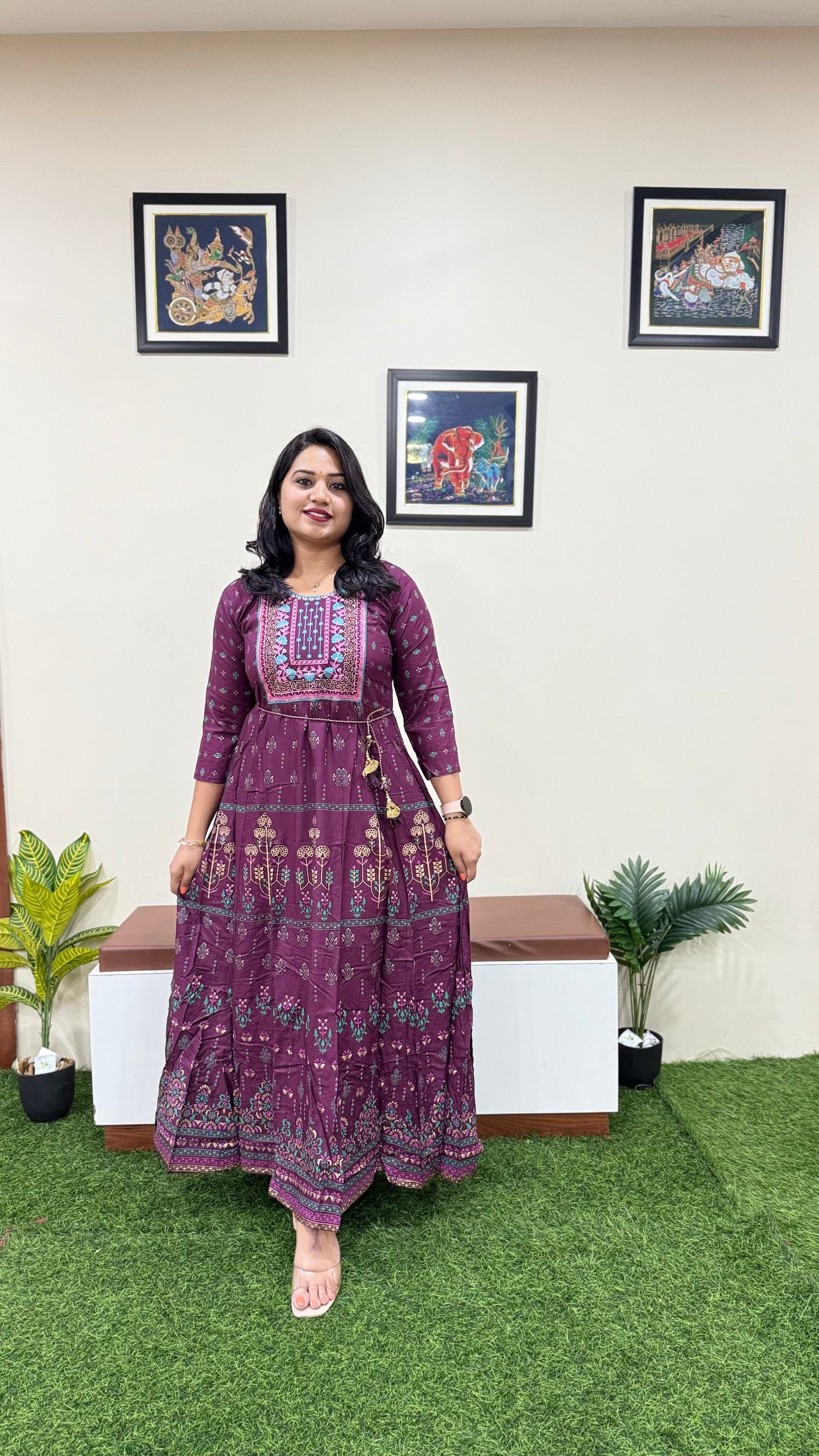 Diwali Night Anarkali Gown- Liva approved