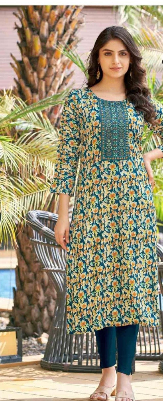 Golden Glow Kurtis MCB1131