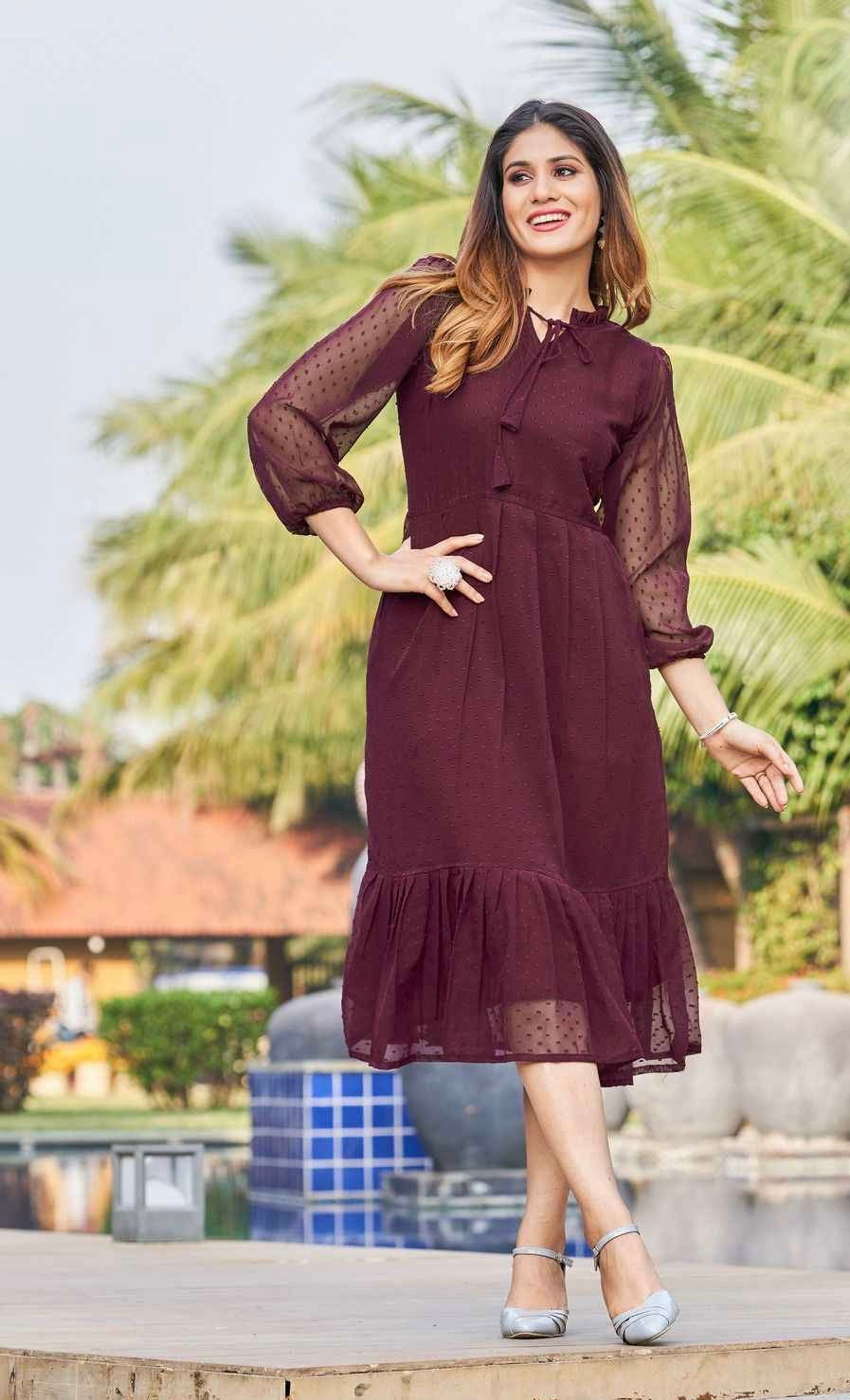 Charming Georgette Kurtis