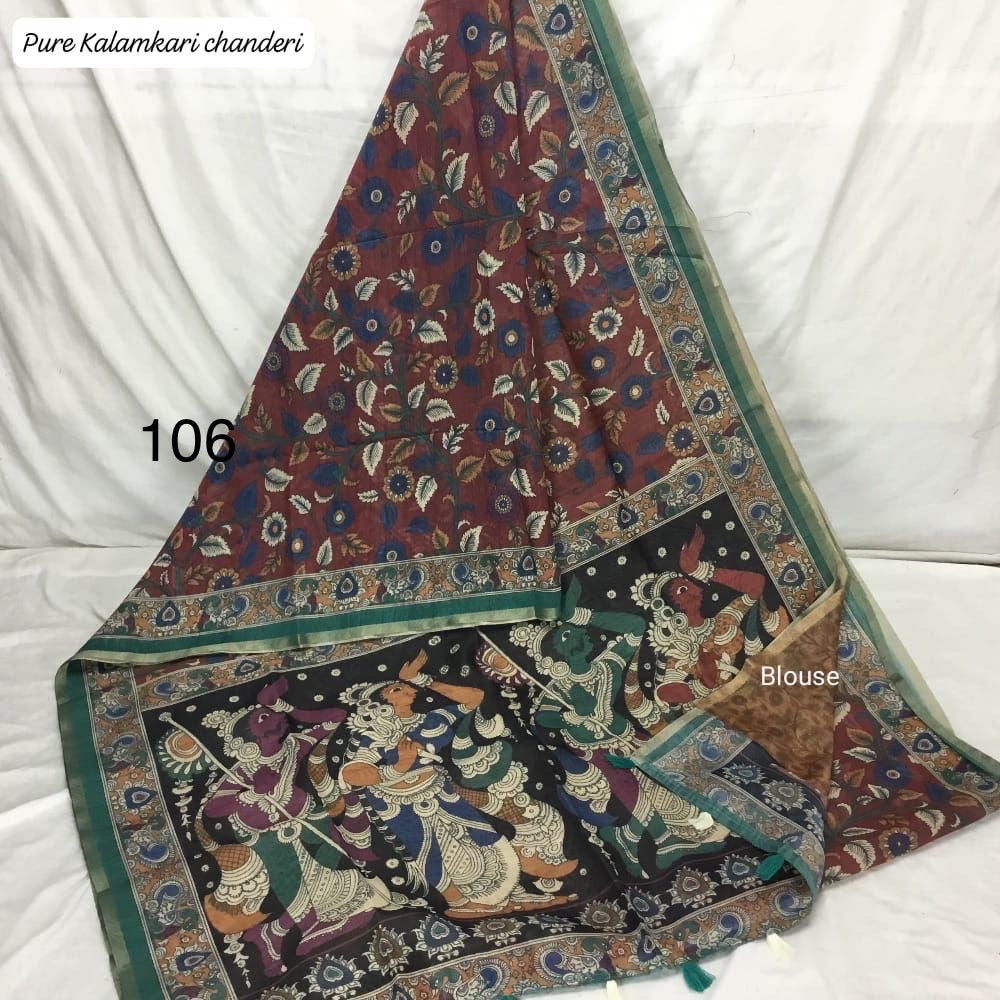 Blossom Bliss Chanderi Cotton