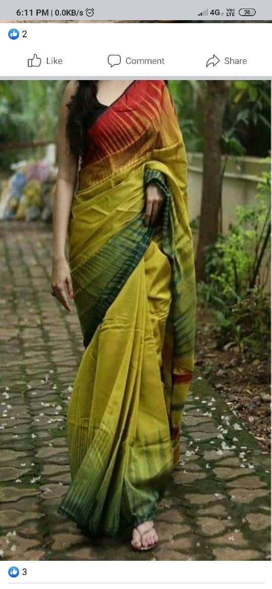 Newly Launched IKKAT Kotki Saree