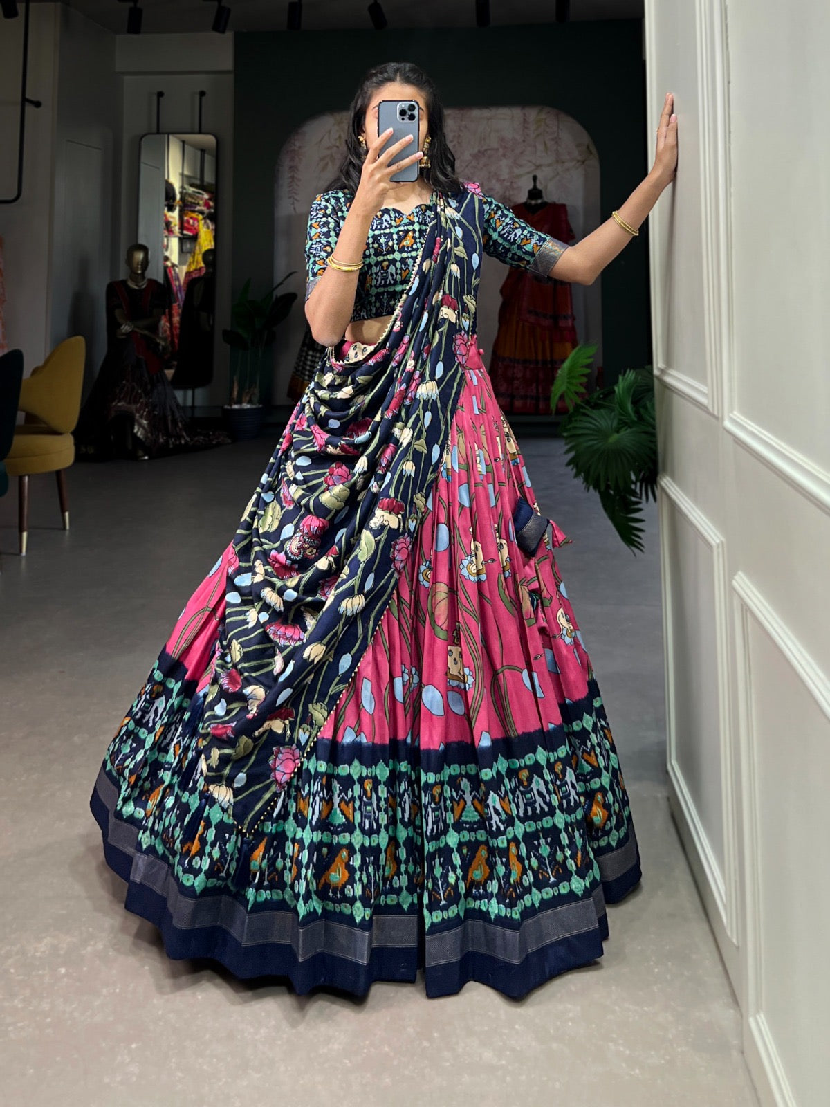 Exclusive Single Piece - ₹1050 Pure Dola Silk Chaniya Choli