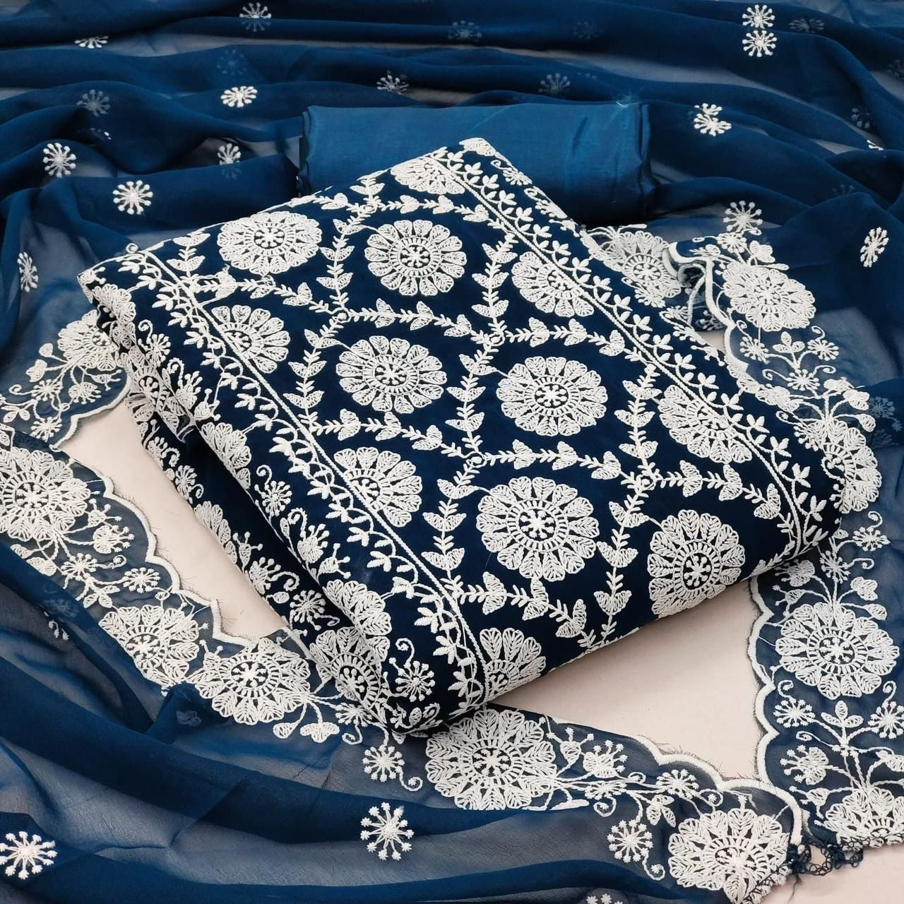 Georgette Unstitched Dress Material
