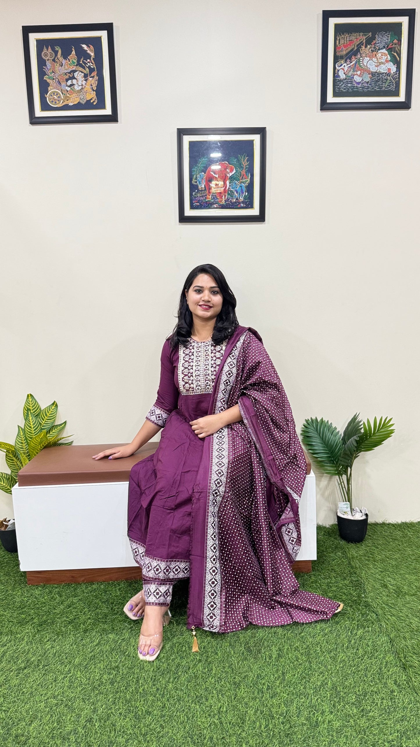 Jailer Collection 3-piece ethnic set