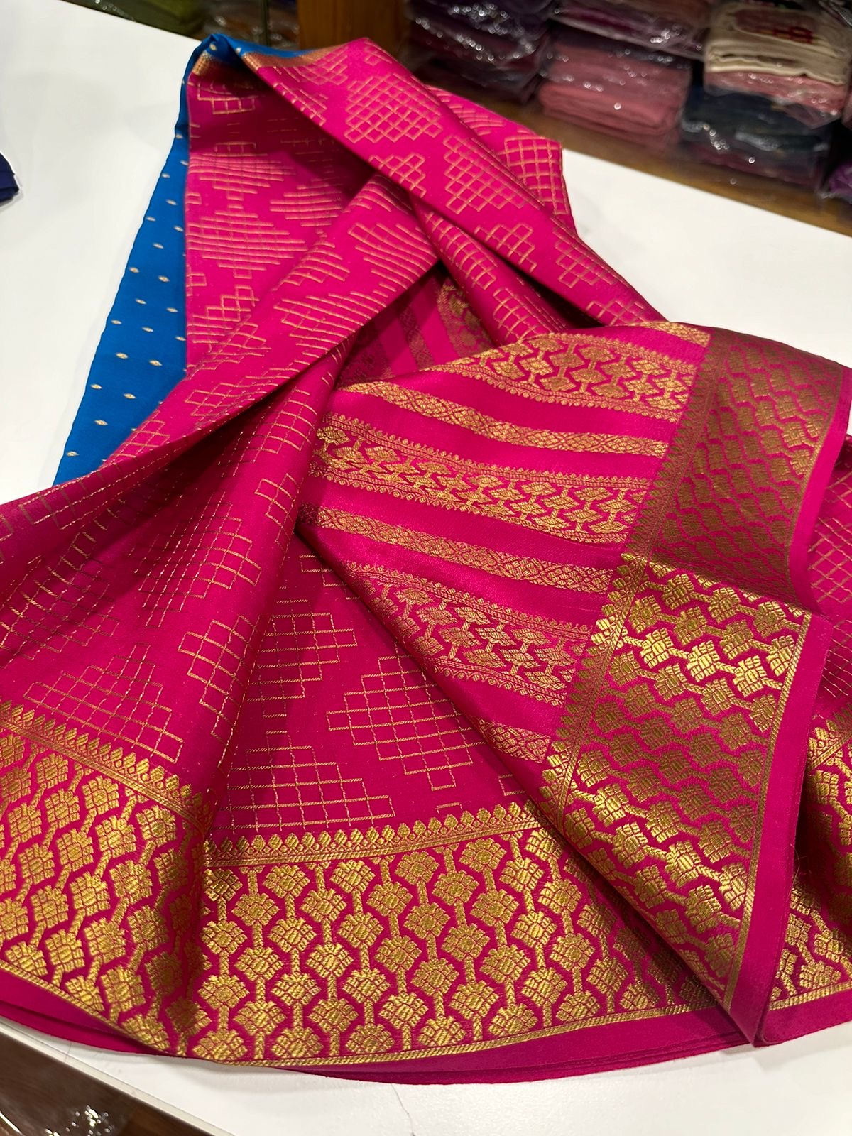 Flat 25 off - Exquisite Pure Crepe Mysore Silk Sarees - Silk Mark Certified Elegance