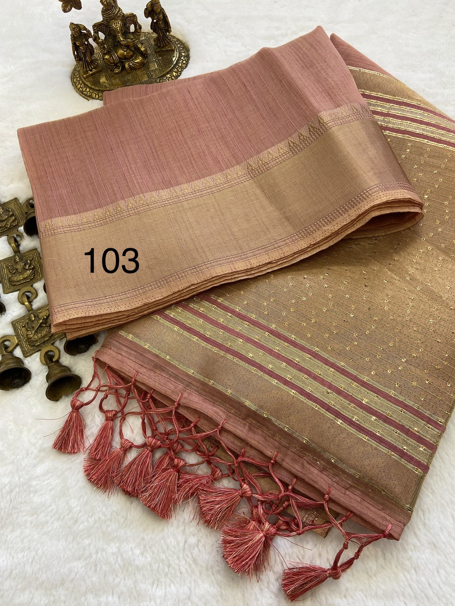 Gleaming Elegance Soft Banarasi Tissue Silk