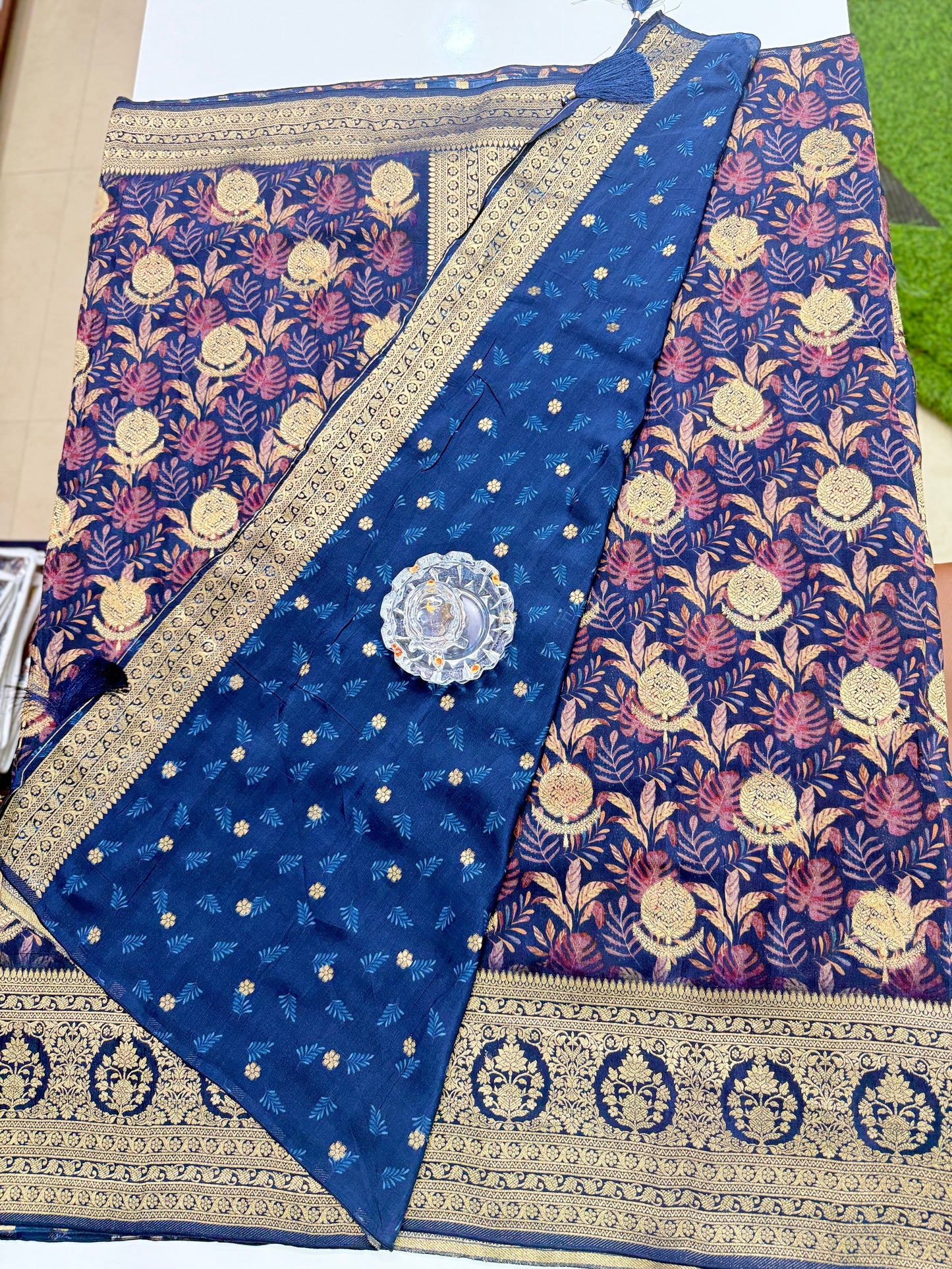 Pure Modal Silk Saree with Digital Print and Zari Border – Premium Festive Ethnic Saree for Women