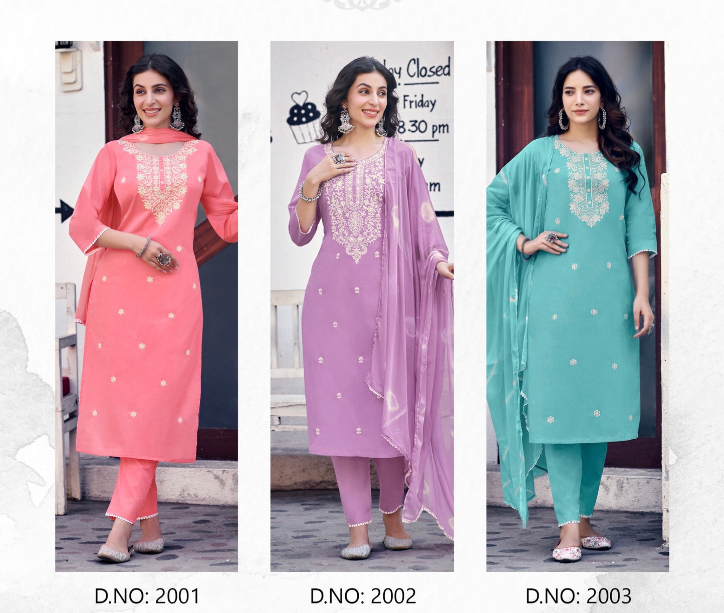 PURE COTTON ELEGANCE KURTI PANT WITH DUPATTA