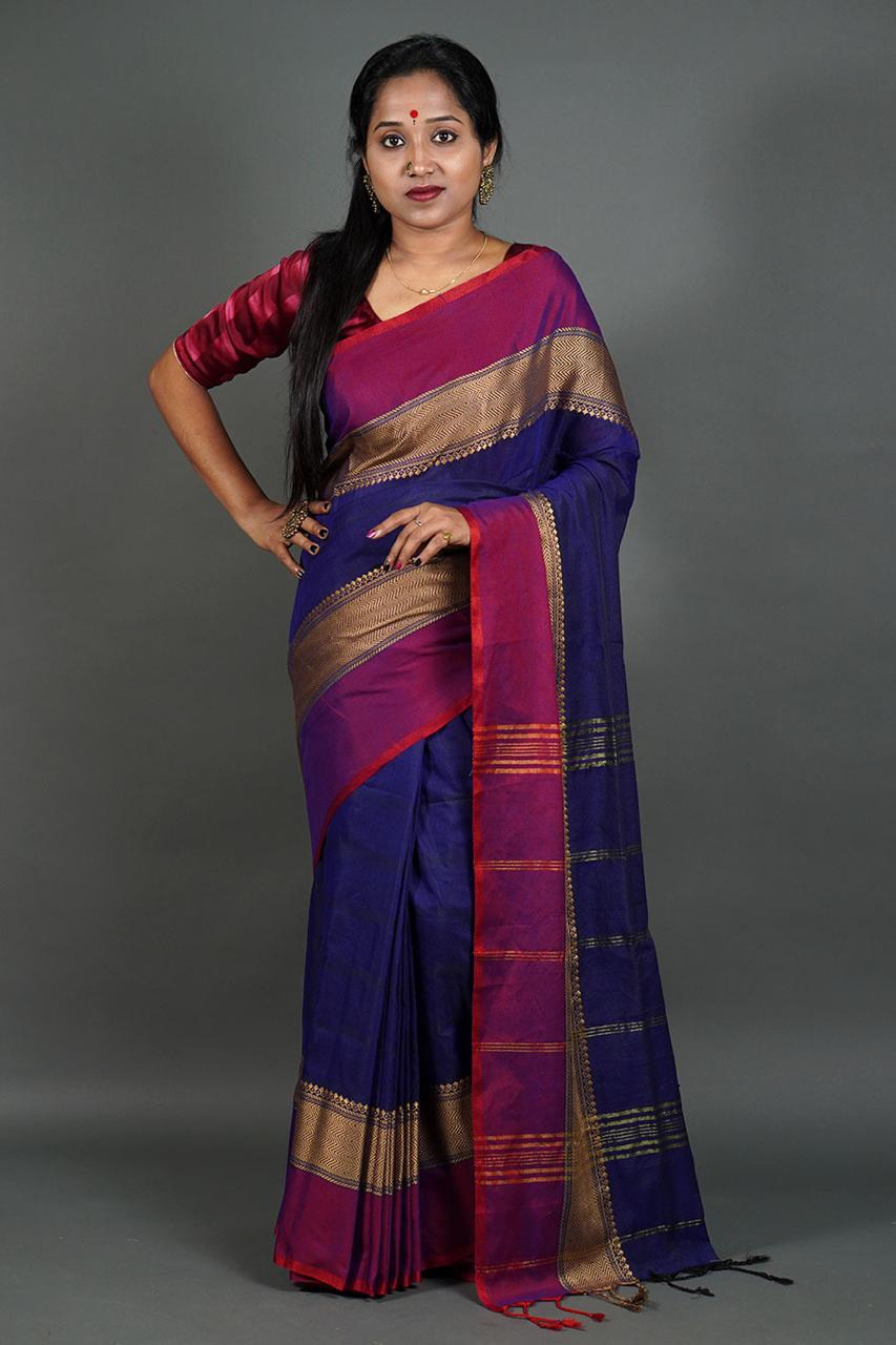 Traditional Elegance: Pure Cotton Handloom Sarees Collection