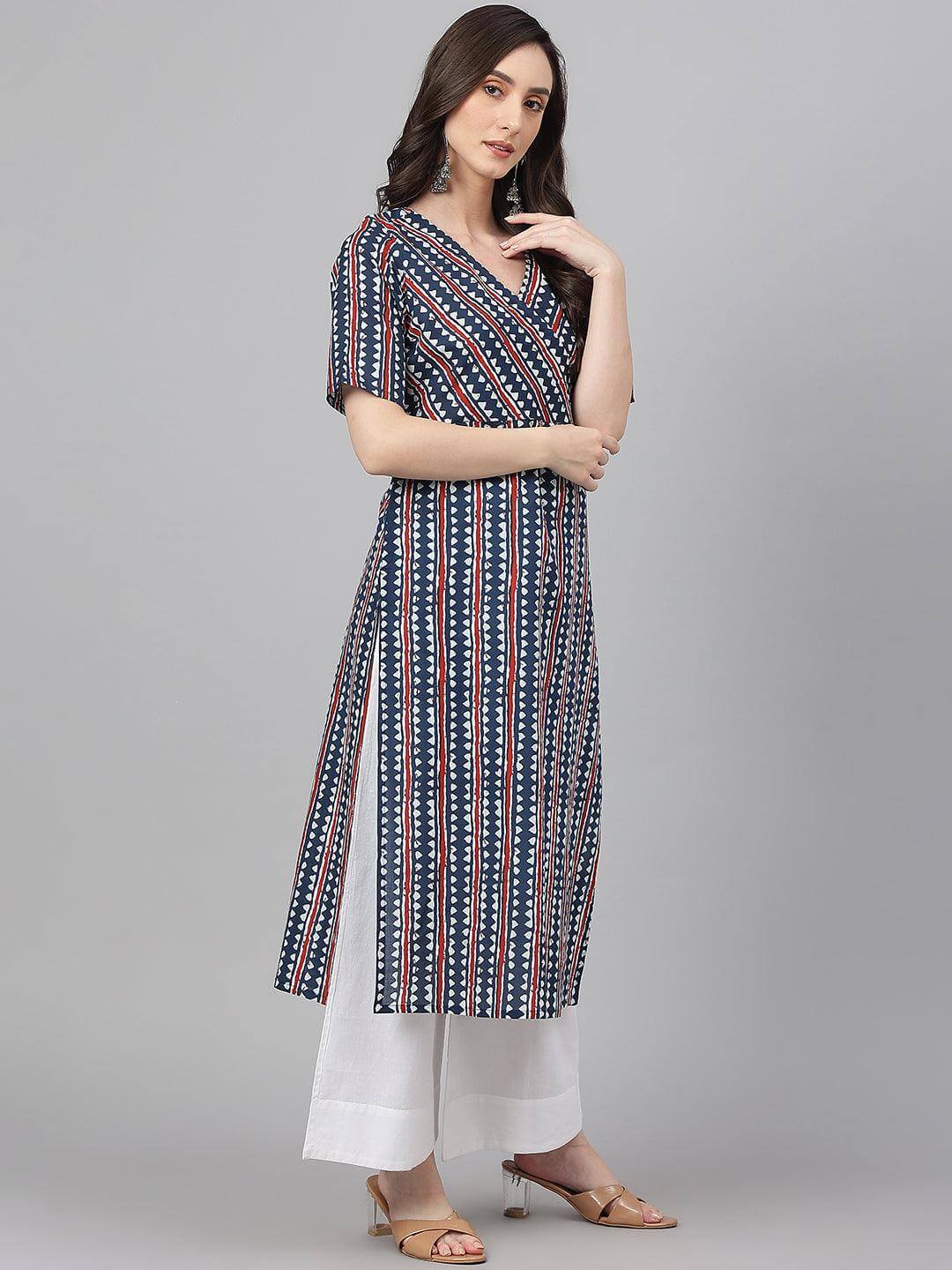 STRAIGHT KURTA GEOMETRIC 4016MFJ