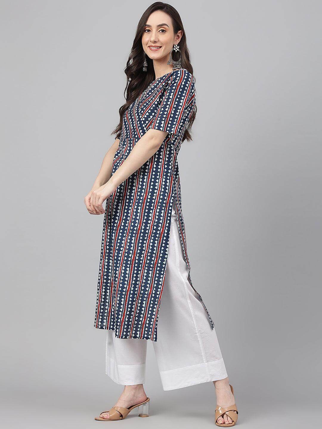 STRAIGHT KURTA GEOMETRIC 4016MFJ