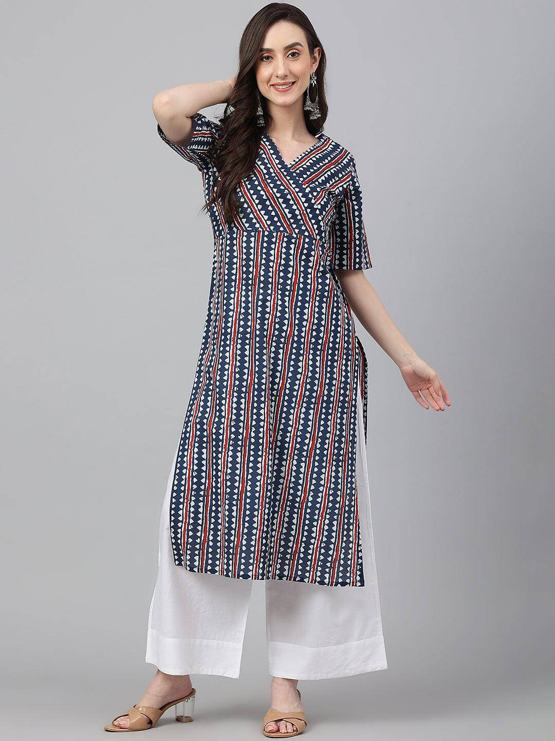 STRAIGHT KURTA GEOMETRIC 4016MFJ