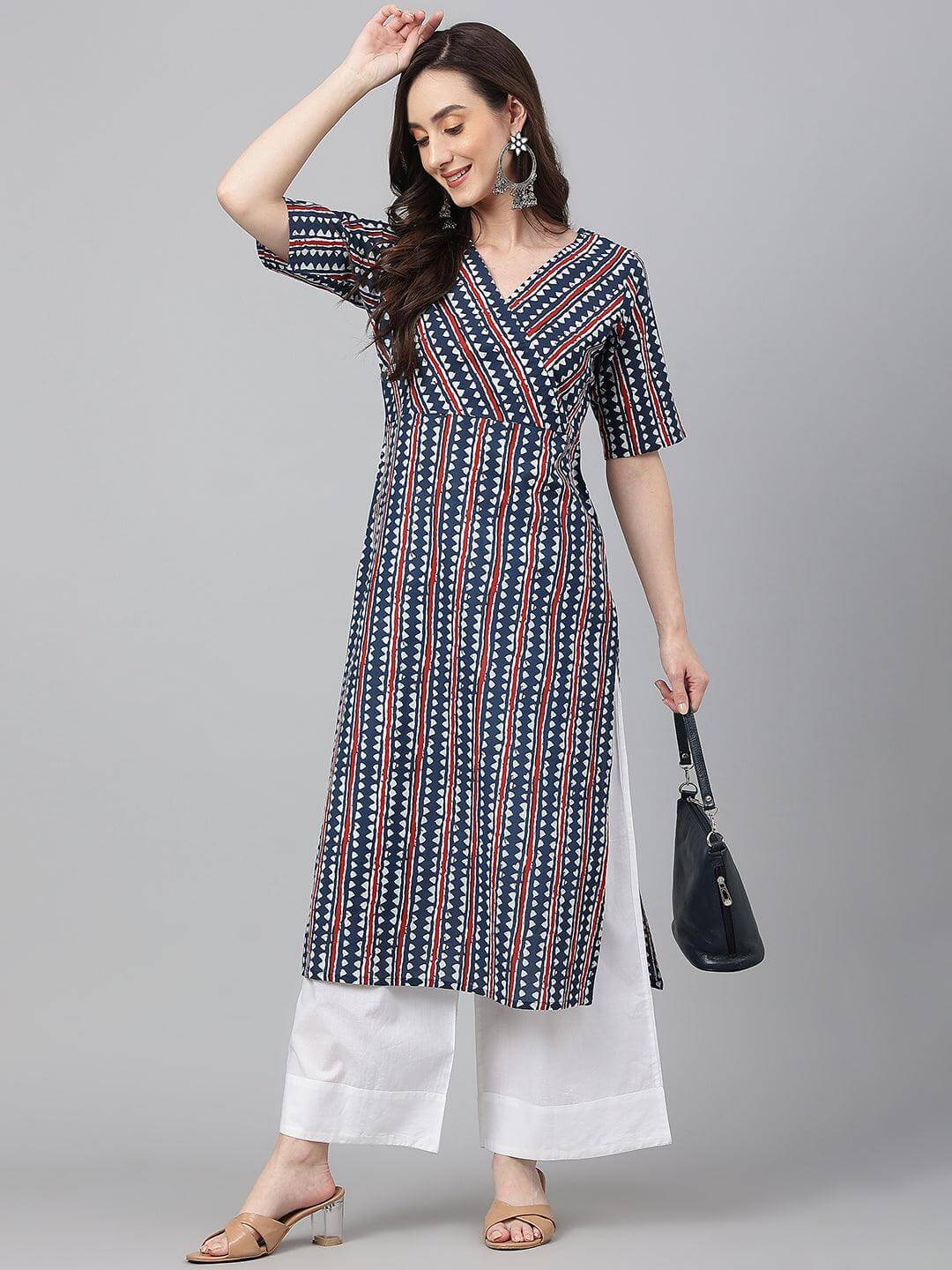 STRAIGHT KURTA GEOMETRIC 4016MFJ