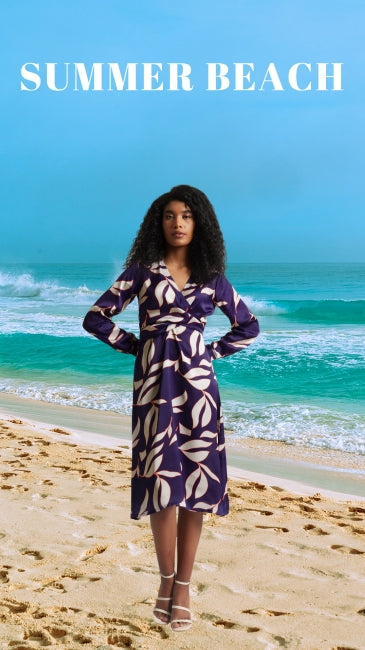 Abstract A-Line Dress