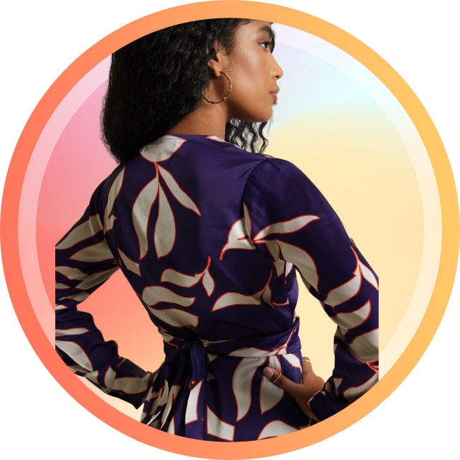 Abstract A-Line Dress