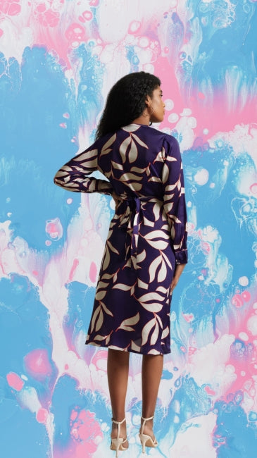 Abstract A-Line Dress