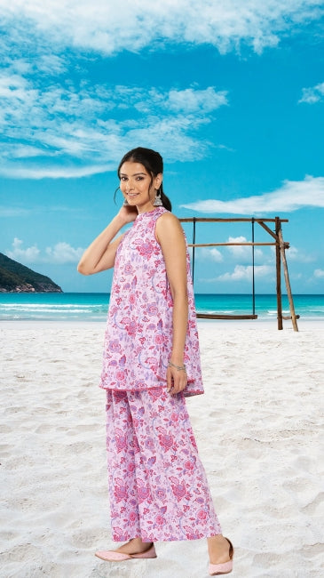 Crepe Digital Printed Co-ords Set
