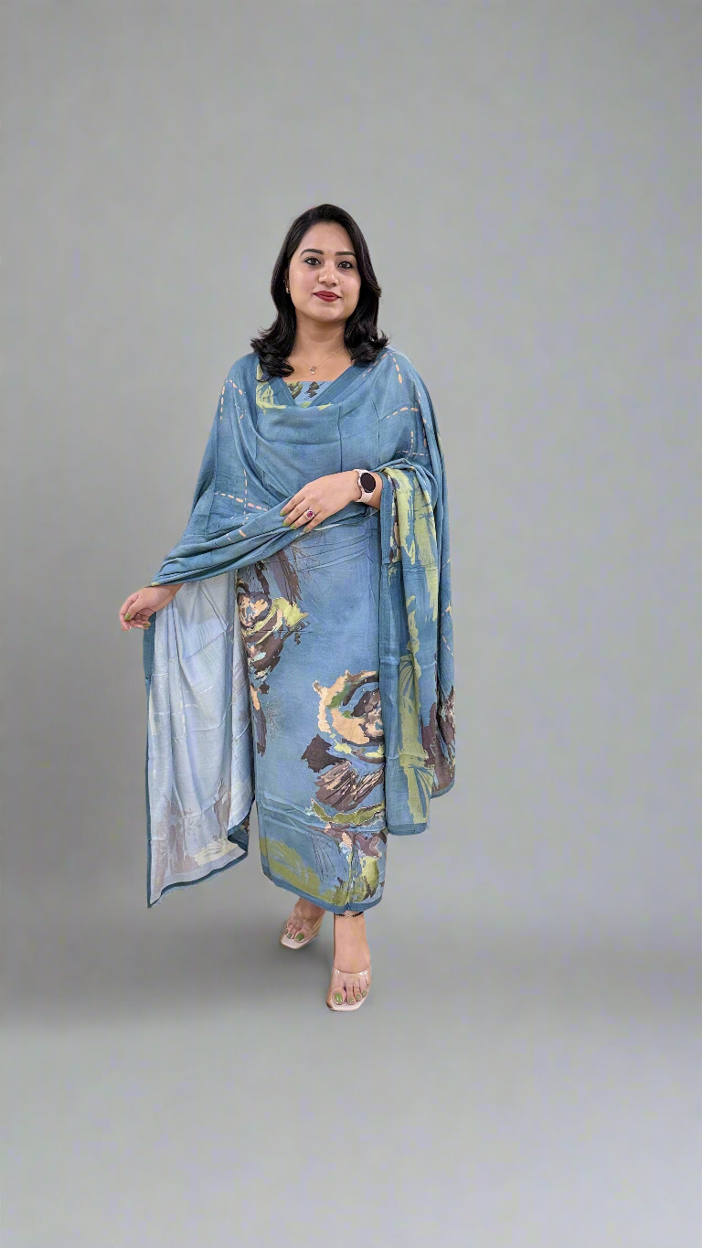 SANJH an elegant ensemble designed to blend tradition with modernity.