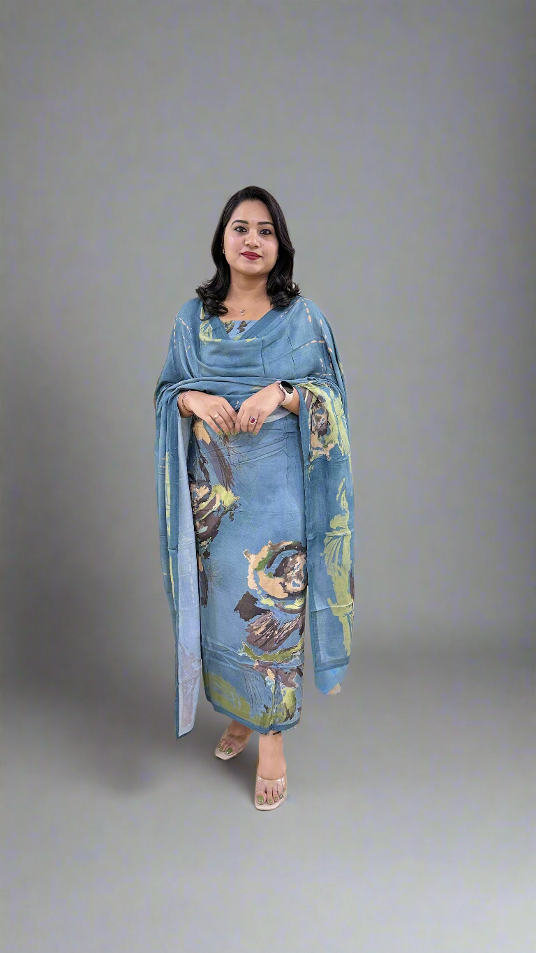 SANJH an elegant ensemble designed to blend tradition with modernity.
