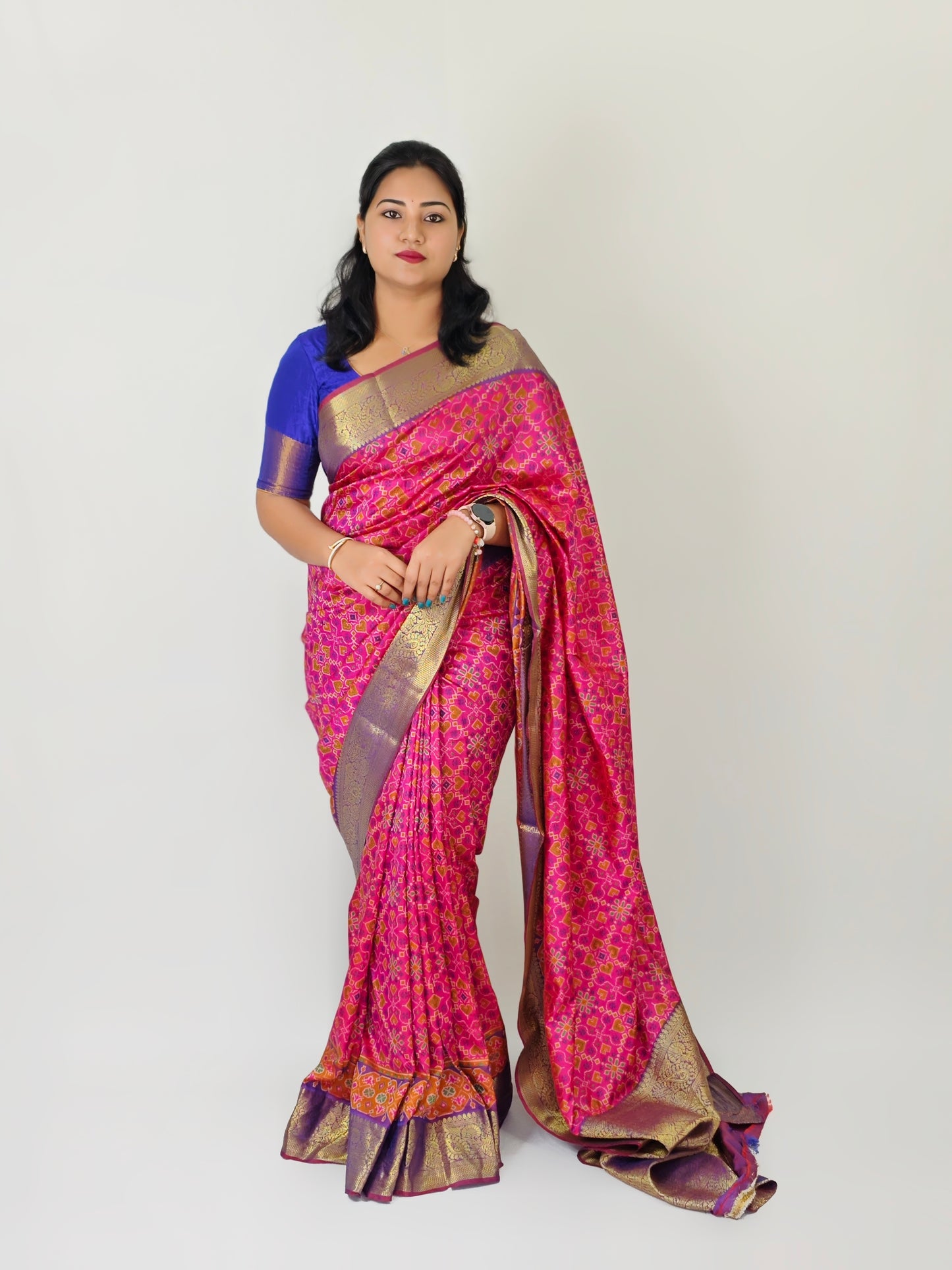 Aurora Ikkat Pochampalli Cotton Silk Sarees