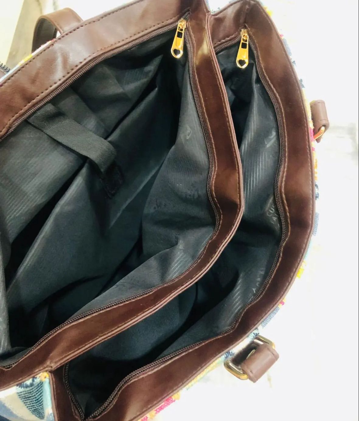 Tote Double Partition Laptop Handbag